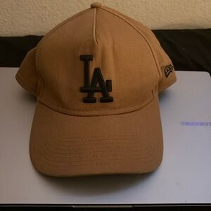 Tan New Era LA Dodgers hat